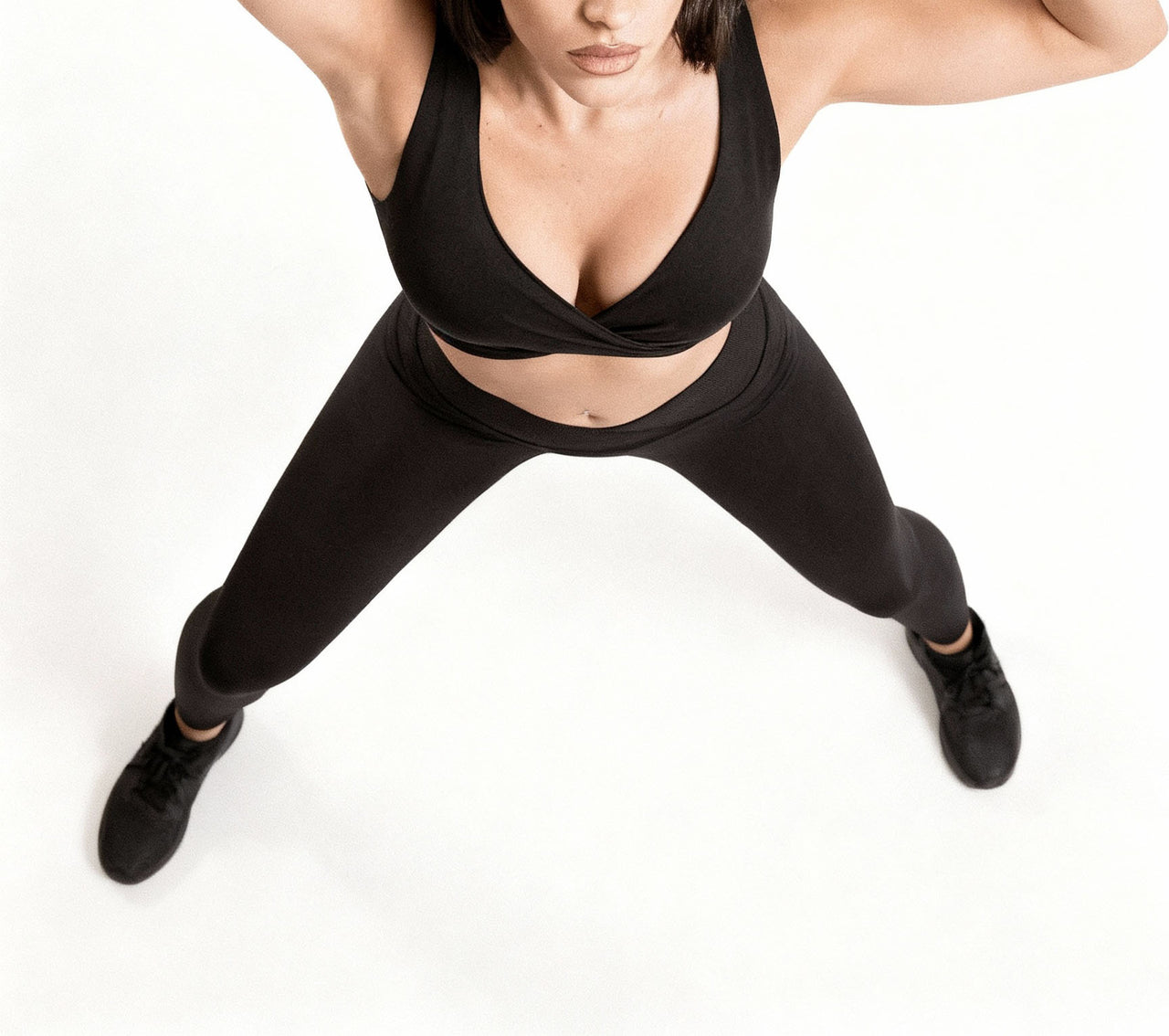 Seamless Cross-Front Top - Figure 1